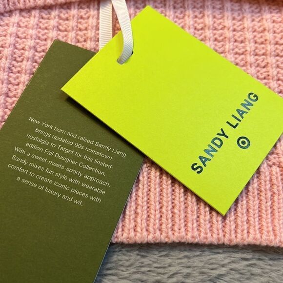 NWT Sandy Liang X Target Pink Sweater Tank Top - Size Large - Picture 11 of 13